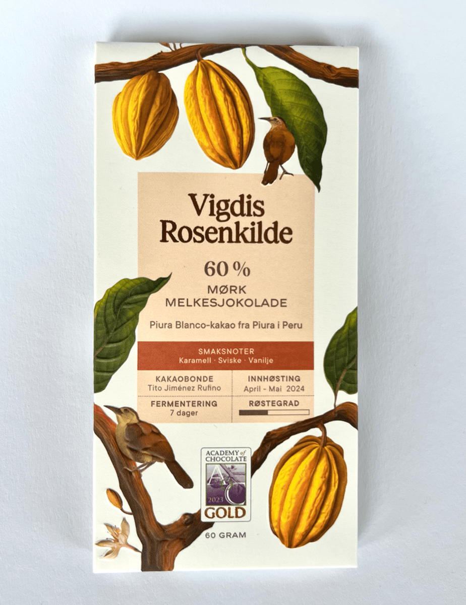 Mørk Melkesjokolade 60%